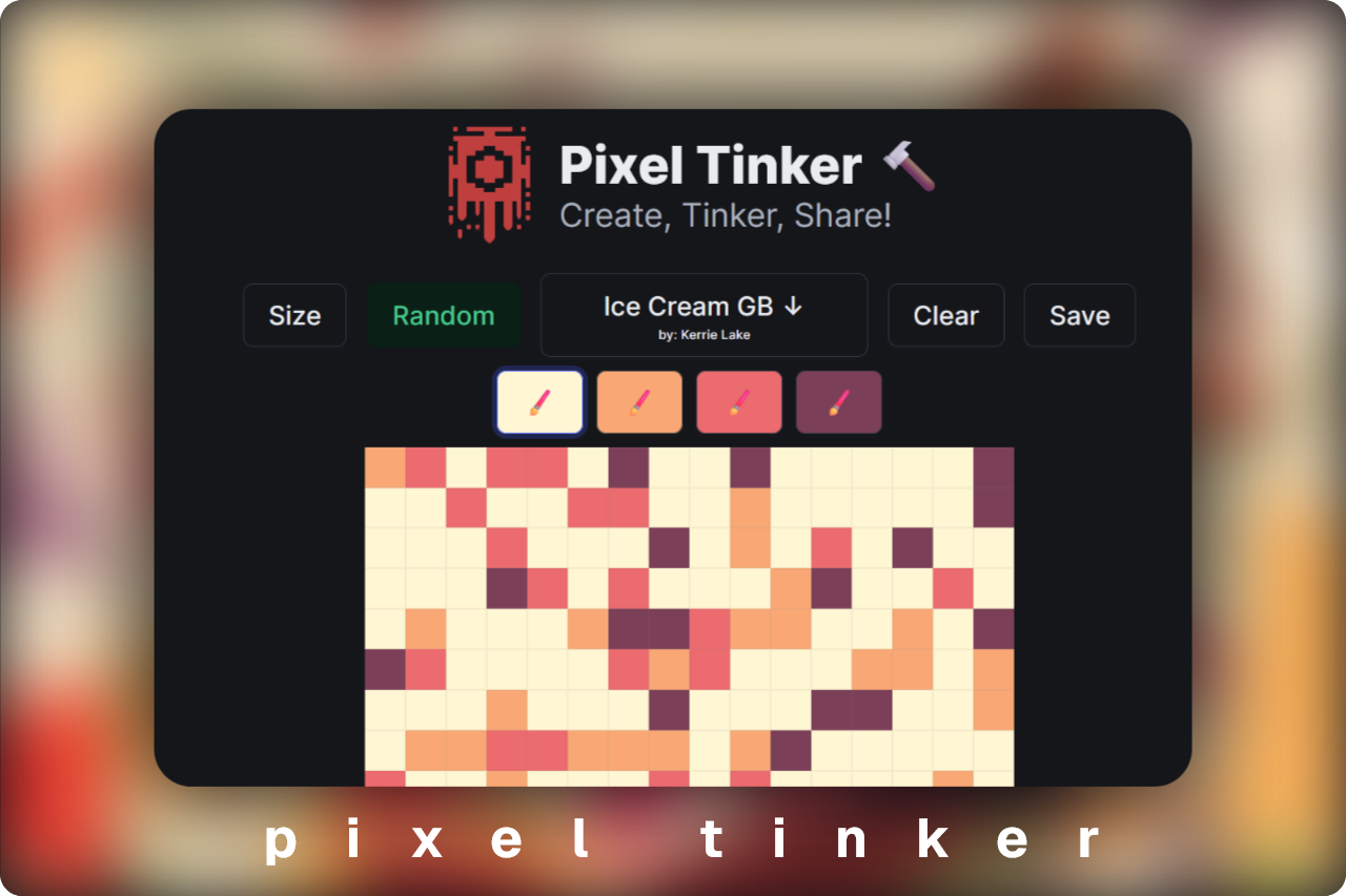 Pixel Tinker Cover Image - Project by austernotus